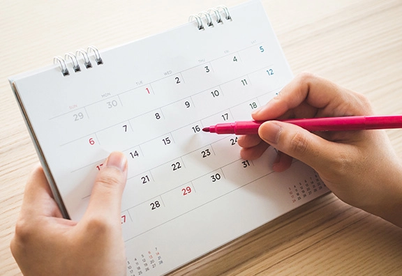 仕事・イベントから逆算